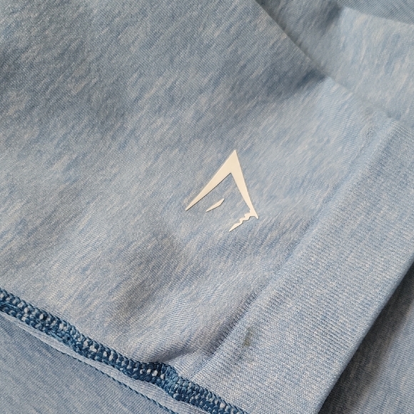 Gymshark Adapt Ombre Seamless Leggings in Light Blue Marl/Blue Size Medium - Picture 10 of 11